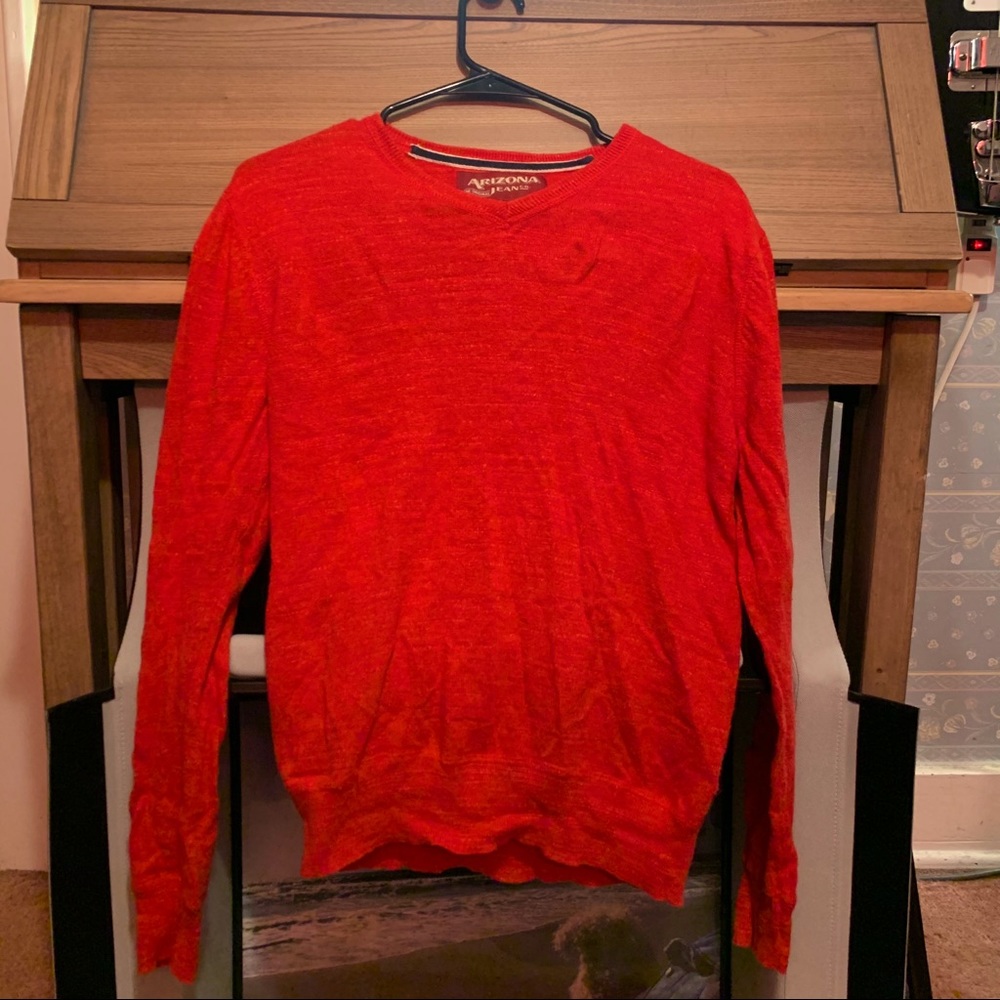 Arizona Men’s Small Soft Red Long Sleeve Shirt